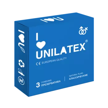Презервативы Unilatex Natural Plain, 3 шт