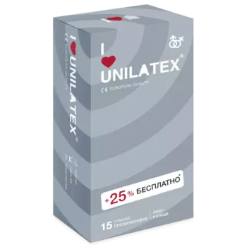 Презервативы Unilatex Ribbed, 15 шт.
