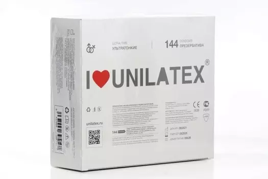 Презервативы Unilatex Ultra Thin ультратонкие, 144 шт
