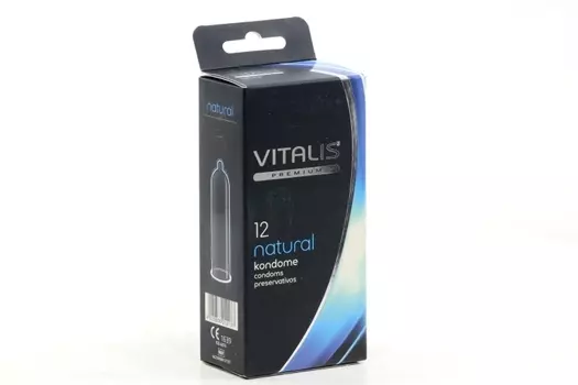 Презервативы Vitalis Premium natural классические ширина 53 мм, 12 шт