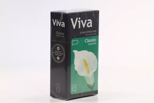Презервативы Вива классик, 12 шт