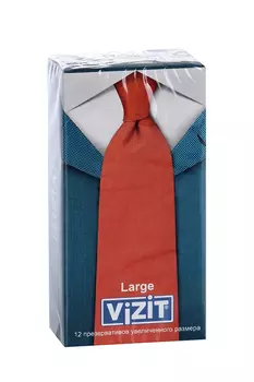 Презервативы VIZIT large увеличенного размера 12 шт