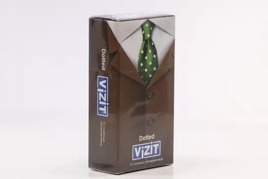Презервативы Визит точечные, 12 шт