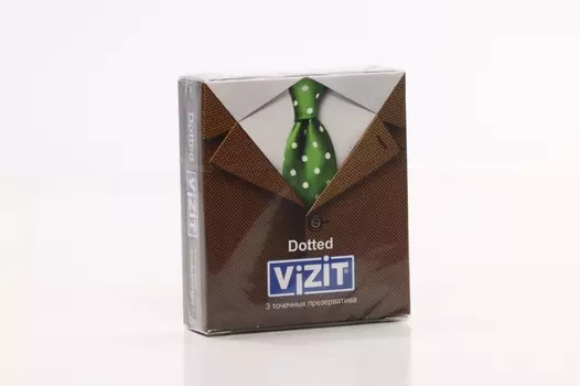Презервативы Визит точечные, 3 шт