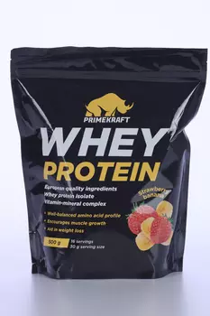 Prime Kraft СПП Whey со вкусом Клубника-банан, 500 г