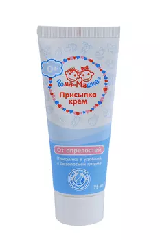 Присыпка-крем детская Рома+Машка от опрелостей, 75 мл