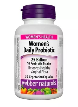 Пробиотик WEBBER NATURALS женский ежедневный, 507 мг, 30 шт, капсулы