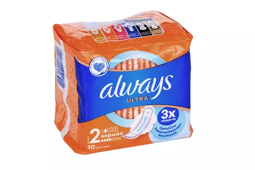 Прокладки Always Ultra Normal, 10 шт