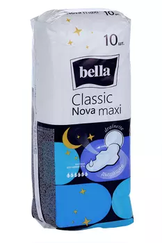 Прокладки Бэлла нова макси классик драйнет, 10 шт, (5383)