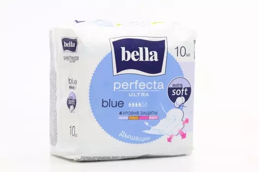 Прокладки Бэлла Перфекта Блу экстра софт, 10 шт