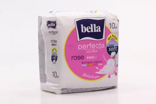 Прокладки Бэлла Перфекта дэо фреш роз, 10 шт