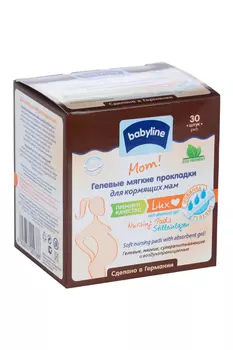 Прокладки Бебилайн д/груди гелевые воздухопрониц, 30 шт