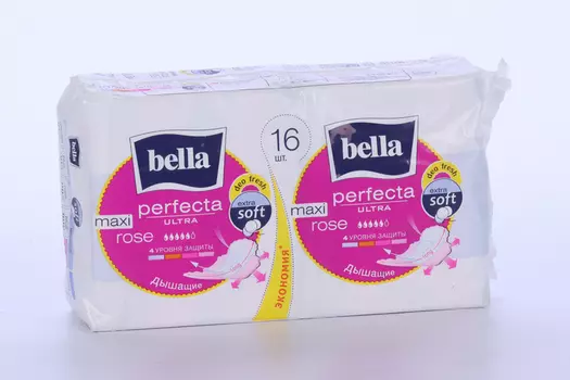 Прокладки Bella Perfecta Ultra Maxi Rose Deo Fresh, 16 шт