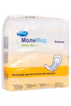 Прокладки МолиМед классик мини д/жен уролог, 28 шт