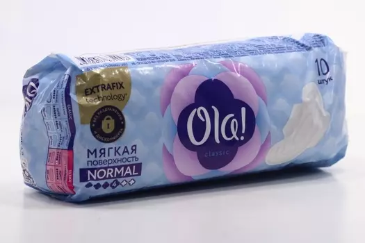 Прокладки Ола классик нормал б/крылышек, 10 шт, (3707)