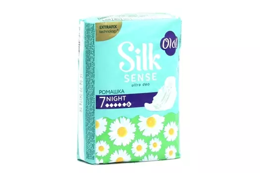 Прокладки Ола ультра найт ромашка, 7 шт