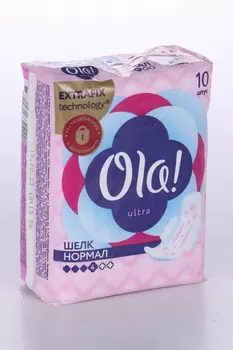 Прокладки Ола ультра нормал шелковистая пов-ть, 10 шт
