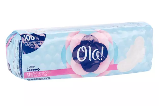 Прокладки Ола винкс супер, 9 шт