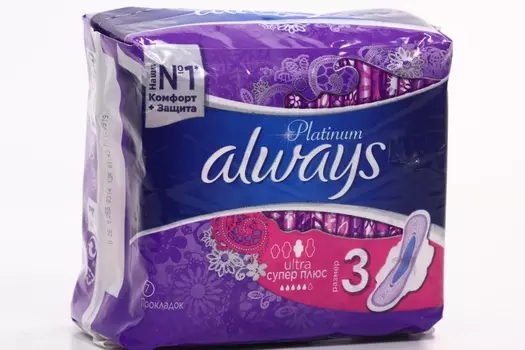 Прокладки Олвейз Платинум ультра супер плюс, 7 шт