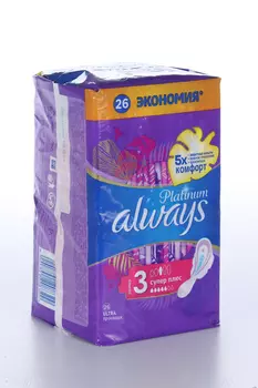 Прокладки Олвейз Платинум ультра супер плюс, 26 шт