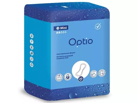 Прокладки Оптио уролог Мини, 20 шт