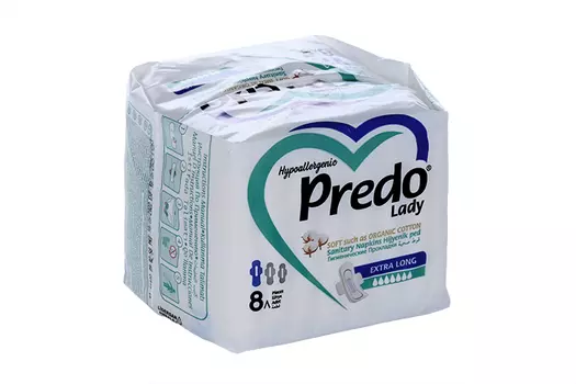 Прокладки PREDO Extra long гигиенич женск, 8 шт