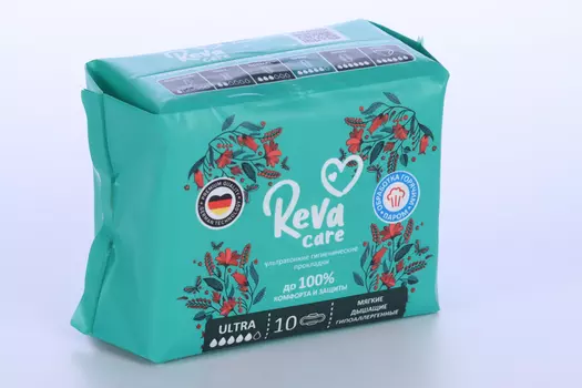 Прокладки Reva Care Ultra гигиенические, 10 шт