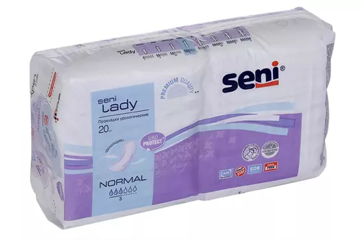 Прокладки Сени Леди уролог нормал, 20 шт
