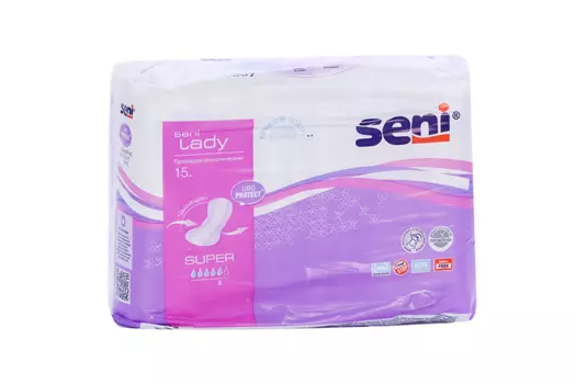 Прокладки Сени Леди уролог супер, 15 шт