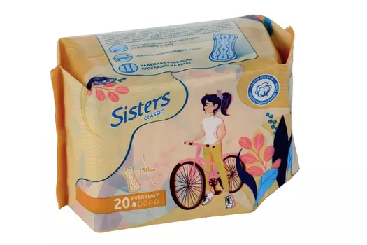 Прокладки Систерс ежедневные Классик, 20 шт