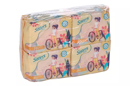 Прокладки Систерс ежедневные Классик, 80 шт, (20х4)