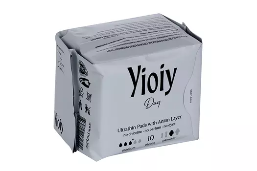 Прокладки YIOIY гигиенические дневные женские, 10 шт