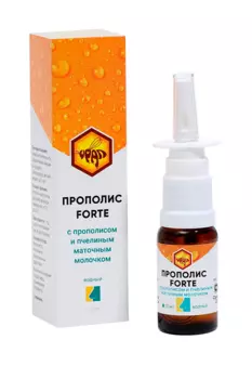 Прополис FORTE Altyn Solok с прополисом/маточным молочком, 10 мл, спрей назальный
