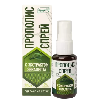 Прополис-спрей с эвкалиптом Эльзам 30 мл