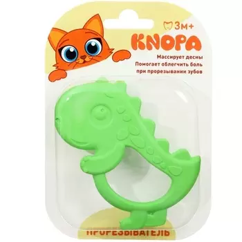 Прорезыватель Кнопа Дино, микс