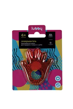 Прорезыватель Лабби с водой Ладошка (4 мес+)