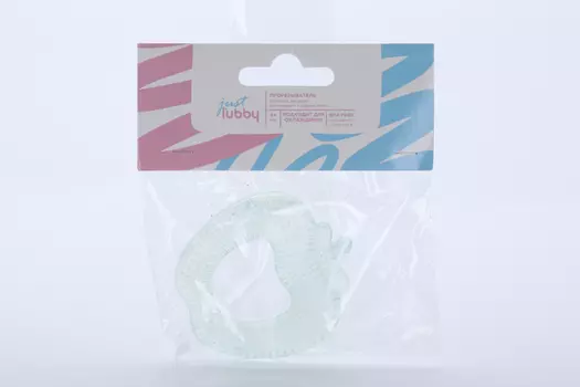 Прорезыватель Лабби с водой яблоко прозрачный