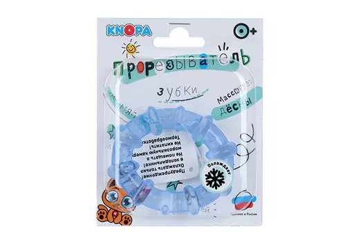 Прорезыватель охлаждающий «Колечко», цвет МИКС