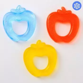 Прорезыватель охлаждающий «Яблочко», цвет МИКС