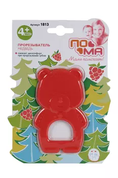 Прорезыватель Пома Медведь (с 4 мес)