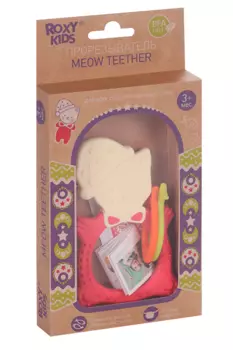 Прорезыватель ROXY KIDS MEOW TEETHER RJNBR дет, (RMT-004)