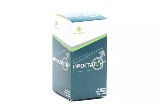 Простатон, 500 мг, 60 шт, таблетки