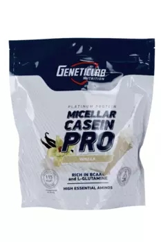 Протеин GENETICLAB Casein pro ваниль, 1 000 г