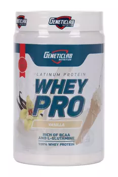 Протеин GENETICLAB Whey Pro (100% WHEY) сывороточный ваниль, 300 г