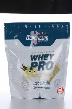 Протеин GENETICLAB Whey Pro (100% WHEY) сывороточный ваниль, 1 000 г