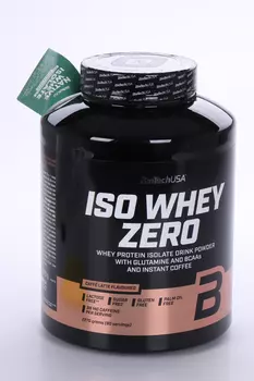 Протеин изолят сыворот BioTechUSA Iso Whey Zero кофе латте, 2 270 г