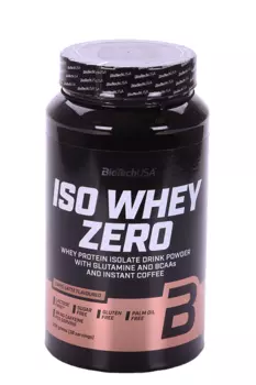 Протеин изолят сыворот BioTechUSA Iso Whey Zero кофе латте, 908 г