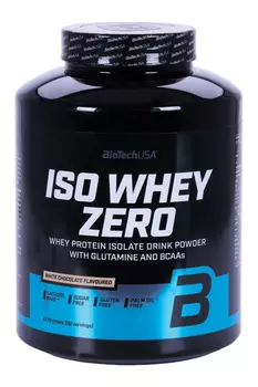 Протеин изолят сывороточный BioTechUSA Iso Whey Zero белый шоколад, 2 270 г