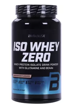 Протеин изолят сывороточный BioTechUSA Iso Whey Zero печенье-сливки, 908 г