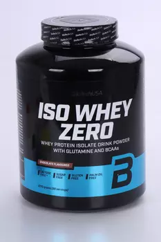 Протеин изолят сывороточный BioTechUSA Iso Whey Zero шоколад, 2 270 г
